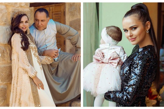 (FOTO) Xenia Deli apare într-o sesiune fotografică regală cu soțul și fiica