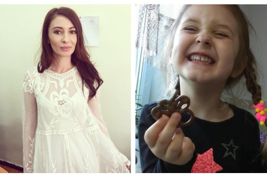 Ekaterina, fetița Angelei Gonța, a făcut astăzi 4 anișori