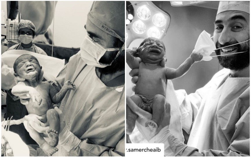 O fotografie cu un nou-născut a devenit imaginea simbolică a anului 2020