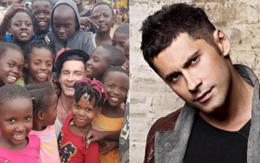 Dan Bălan pe urmele Angelinei Jolie? Artistul e înconjurat de zeci de copii din Africa!