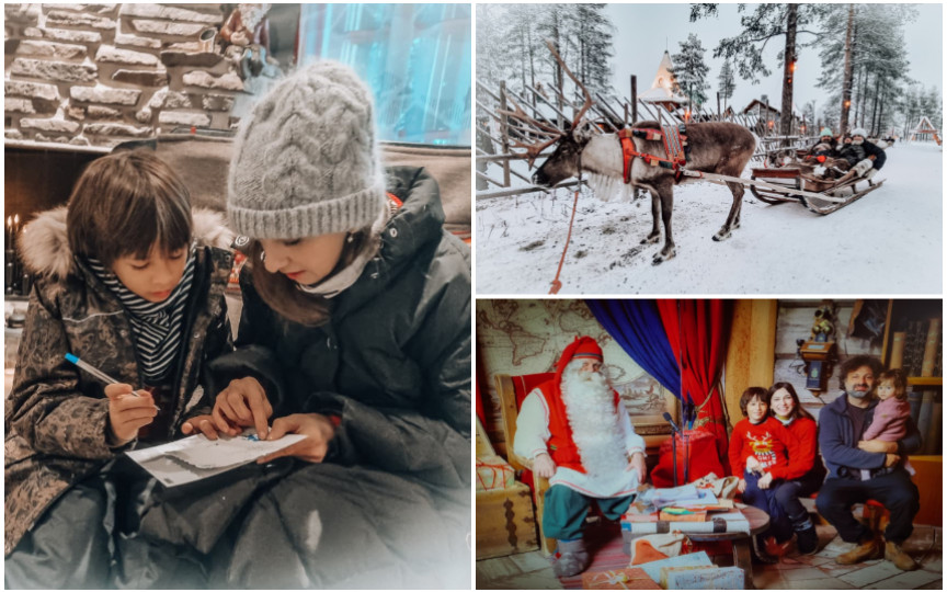 (FOTO) Dana Rogoz, vacanţă de poveste în țara lui Moș Crăciun