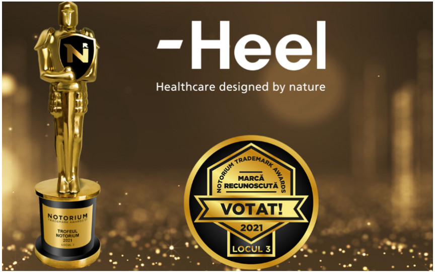 Votul publicului: Compania -HEEL este una din cele mai recunoscute mărci comerciale la Categoria „Farmaceutică”