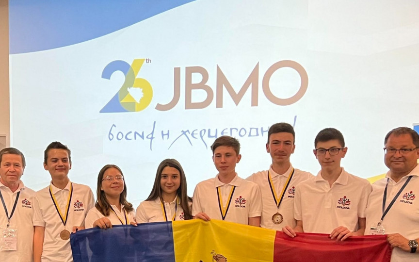 Cinci medalii de bronz pentru R. Moldova la Olimpiada Balcanică de Matematică pentru Juniori