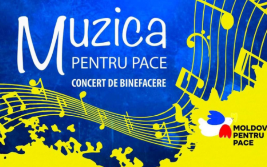 Concert de binefacere în susținerea Ucrainei la Chișinău