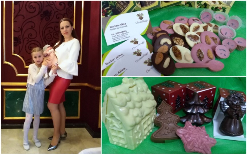Concediul de maternitate a inspirat o mămică să deschidă propria linie de producere a ciocolatei