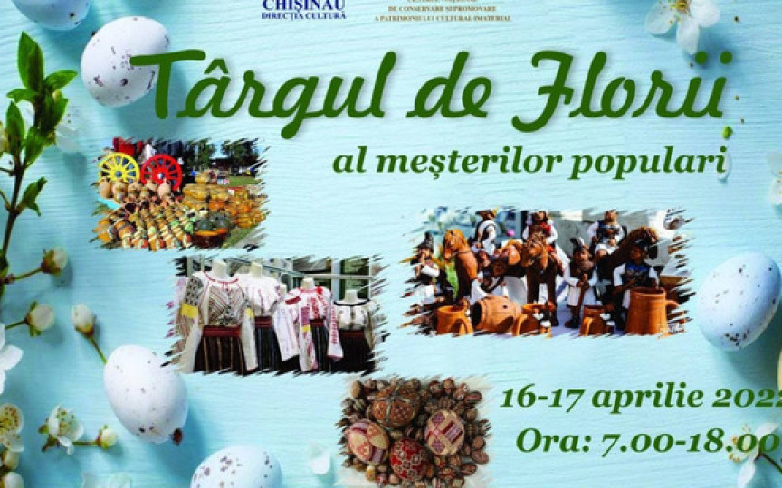 Sâmbătă și duminică, la Chișinău se va organiza un Târg de Florii