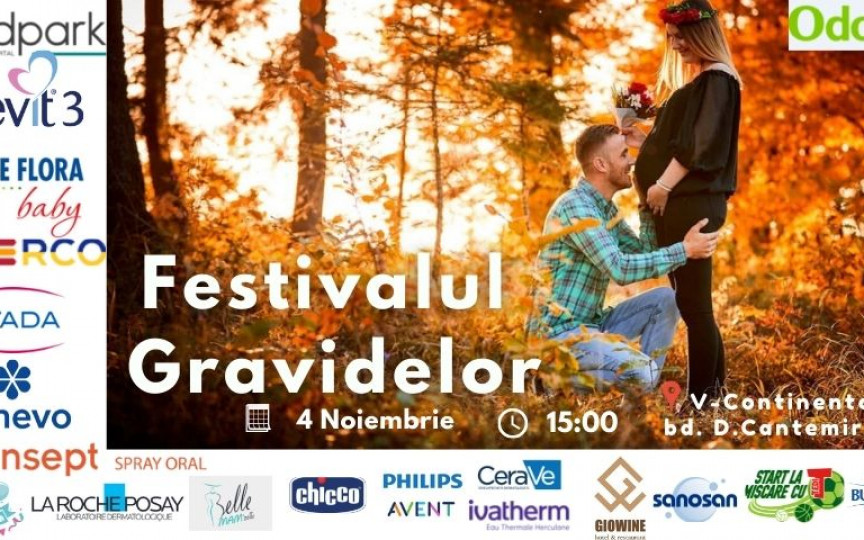 Revista Odoraș vă invită pe 4 noiembrie la Festivalul Gravidelor