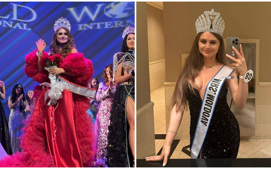 Moldoveanca a câștigat titlul Mrs World International Petite 2024