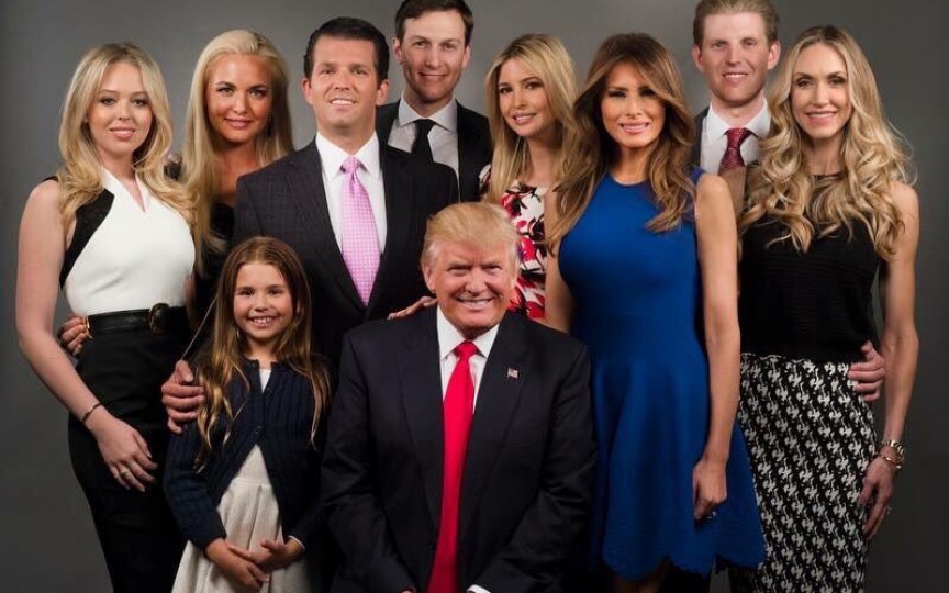 Cinci copii şi opt nepoţi. Viața de familie a lui Donald Trump