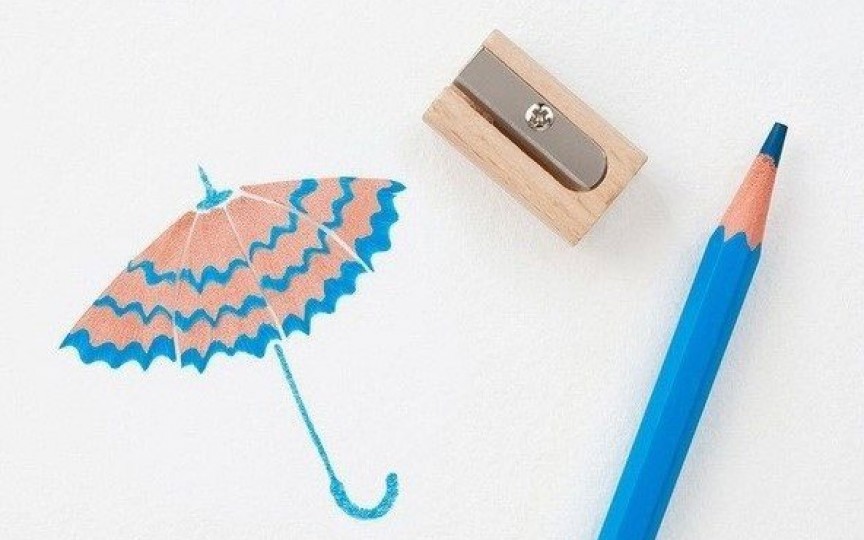 Idei originale de întrebuințare a „rumegușului” de la creioanele colorate