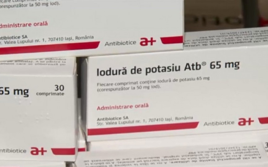 Ministerul Sănătății anunță că România a donat R. Moldova peste un milion de pastile de iodură de potasiu: „În prezent, nu există pericol radiologic”