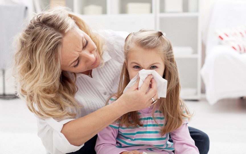Cum tratăm răceala şi gripa la copii?