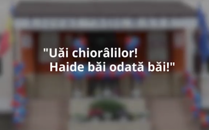 (AUDIO) Profesoară de clasa I la Liceul Socrate din capitală: Să-ți dau cu bastonul ista în cap?