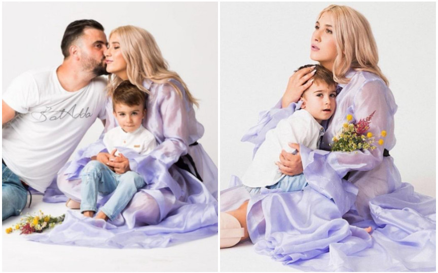 Cântăreața Adda, criticată că doarme cu băiatul ei de 5 ani