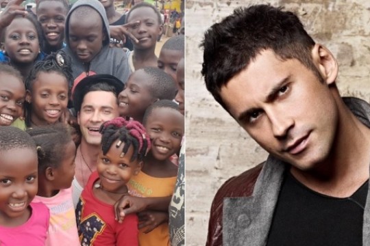 Dan Bălan pe urmele Angelinei Jolie? Artistul e înconjurat de zeci de copii din Africa!