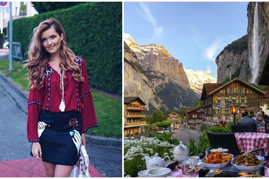 Cristina Gheiceanu îți propune TOP-ul celor mai frumoase locuri din Elveția