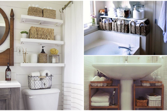 (FOTO) 20 de idei creative de organizare a lucrurilor în baie
