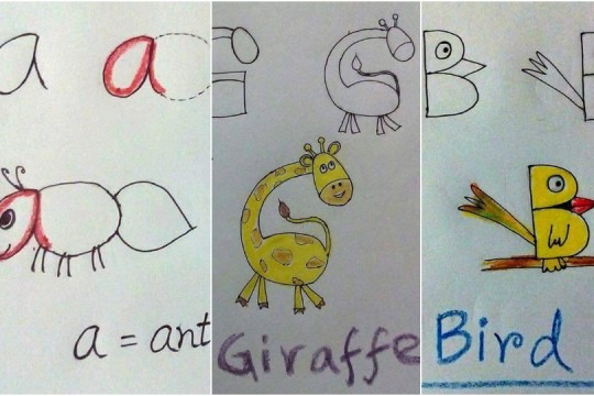 Învață alfabetul și limba engleză cu ajutorul desenelor