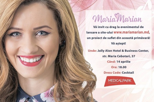 Maria Marian își lansează propriul site de sănătate