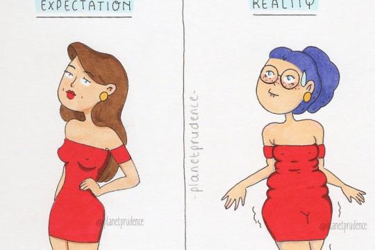 Problemele cu care se confruntă orice femeie în zeci de ilustrații amuzante