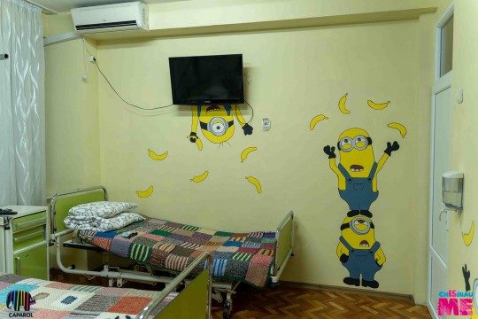 (FOTO) Proiectul minunat care a reușit să aducă zâmbete pe fețele copiilor de la Spitalul Oncologic