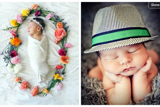 19 imagini superbe din sesiuni foto cu nou-născuți