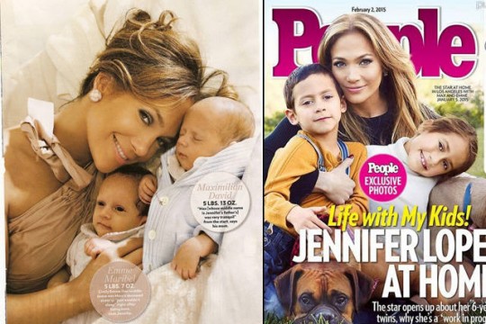 Gemenii lui Jennifer Lopez au împlinit 8 ani
