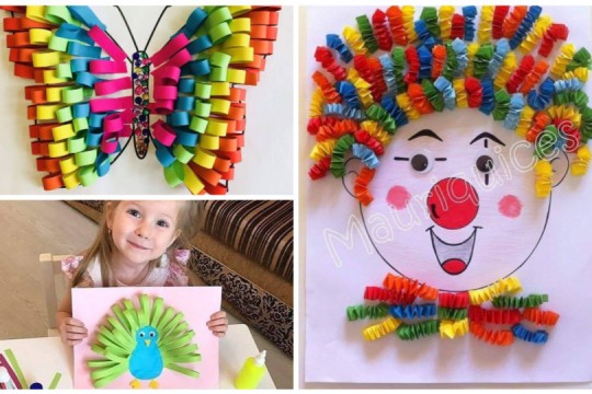 (FOTO) Aplicații din hârtie colorată – activități creative pentru copii cât stăm acasă