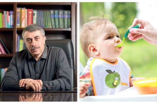 Diversificarea: Când și cum o începem conform recomandărilor pediatrului Komarovskii