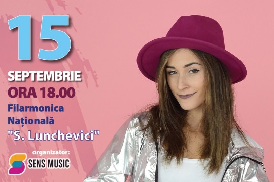 Primul concert al interpretei Andra GOGAN la Chișinău