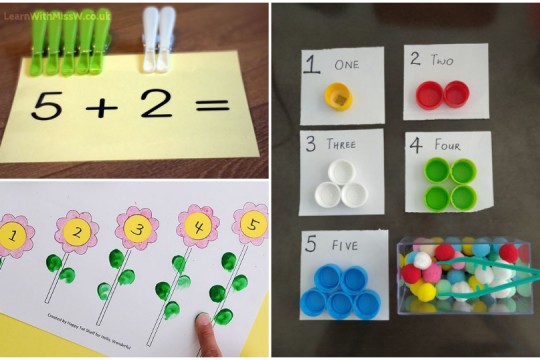 Activități cu numere pentru copii - învățăm să numărăm