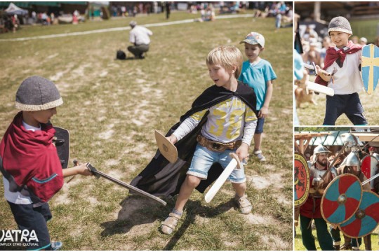 Vino cu copiii la Festivalul Medieval de la Vatra ca să participați la o adevărată lecție de istorie!