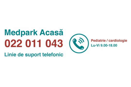 #StaiAcasă: Medpark lansează o linie de suport telefonic pentru perioada carantinei