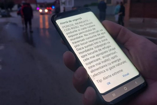 Republica Moldova implementează un sistem național de avertizare pe telefon pentru situații de urgență