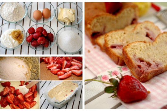 Chec cu căpșuni: ușor de gătit și extrem de gustos