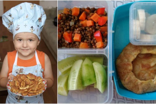 Moldoveanca ce își duce copilul la grădiniță cu mâncarea hipoalergenică la pachet