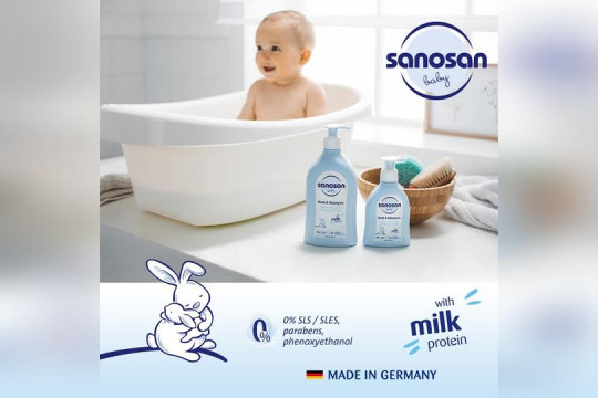 Produsele naturale Sanosan create cu dragoste pentru îngrijirea pielii bebelușilor, copiilor și mamelor