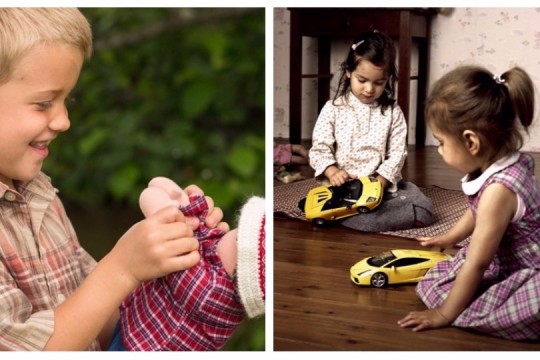 Jucăriile nu au gen: băieții se pot juca cu păpuși, iar fetele cu mașinuțe