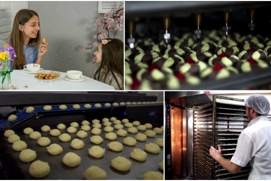 VIDEO: Iată cum se fac biscuiţii la o fabrică din Moldova