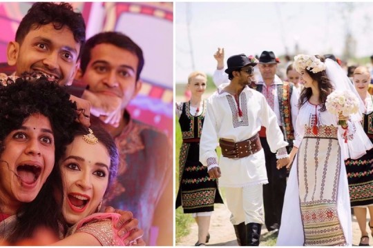 Impresionant: Cum au sărbătorit un cuplu moldo-indian două nunți cu tradiții