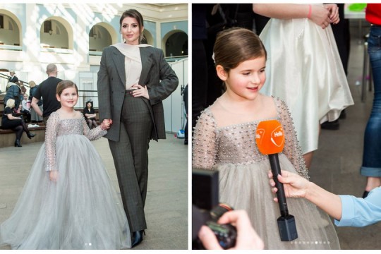 Defilarea de modă a copiilor de vedete din Rusia, la care a participat și fiica politicianului moldovean Ilan Șor