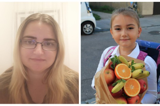 Prima zi de școală în Germania povestită de o mamă moldoveancă: „Din 100 de copii și părinți, doar noi și o fetiță din România am venit cu flori și fructe”