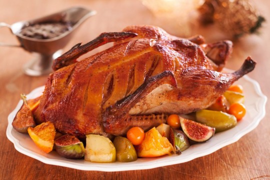 Carnea de gâscă e bogată în fier, zinc și vitamina B12