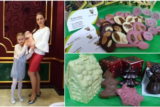 Concediul de maternitate a inspirat o mămică să deschidă propria linie de producere a ciocolatei