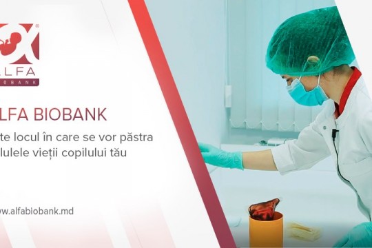 Prima bancă de celule Stem din Moldova ALFA BIOBANK face primul an de activitate