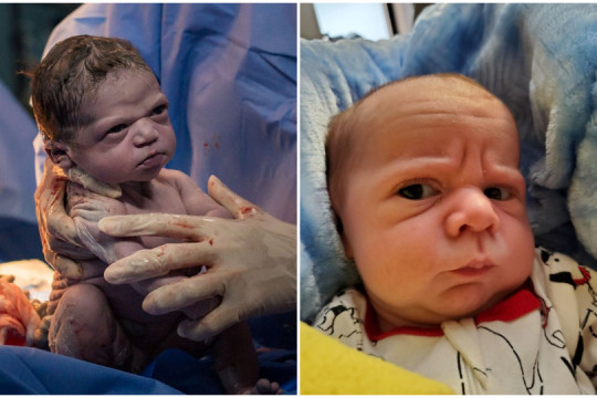 (FOTO) 10 nou-născuți care deja par plictisiți de viață
