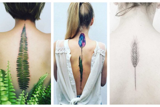 30+ de idei pentru femei care își doresc tatuaje fine și frumoase pe spate