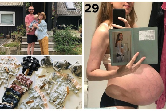 Impresionant! A postat pe Instagram imagini cum i se schimbă corpul fiind însărcinată cu tripleți