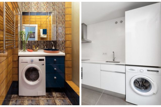 Idei pentru casă: unde instalăm mașina de spălat dacă avem puțin spațiu