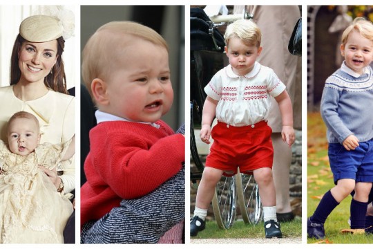 Prințul George de Cambridge împlinește trei ani